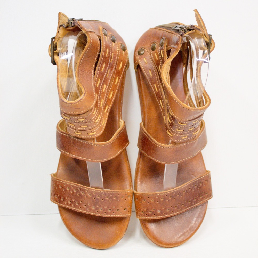 Bed Stu Artemis Leather Sandals in Tan Rustic Size 10 - Picture 3 of 12